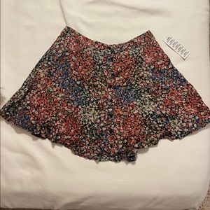 NWT Floral Urban Outfitters Mini Skirt